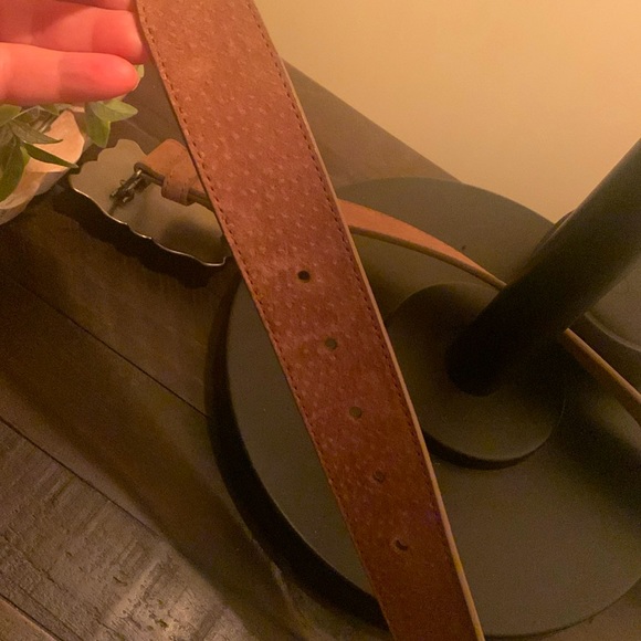 Genuine Leather Southwestern Belt Size S/M - Picture 8 of 12